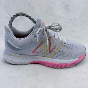 New Balance Fresh Foam X 880 v12 Women's Gray Pink Running Shoes Size 6 Sneakers